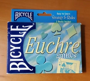 Bicycle Vintage Euchre Card Game MPN 605~Sealed Double Decks 2000~ - Picture 1 of 2