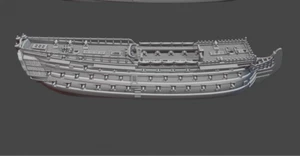 1/1200th British Three-Decker HMS Cambridge (Post 1783) - Picture 1 of 1