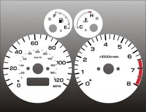 Fits 1998-2000 Subaru Forester White Face Gauges 98-00 - Foto 1 di 4