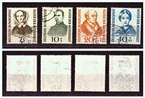 GERMANY: 1955 MI: DE-222-225 ""Welfare Helpers of Mankind"" Used Set - Picture 1 of 1