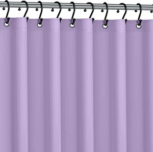 Premium Shower Curtain Liner 72"W X 72"H - PVC-Free 6G PEVA Shower Curtain wi... - Picture 1 of 3
