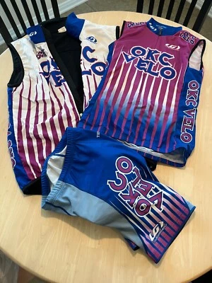 Mujer Equipo Edición Mujer Ciclismo Kit Chaleco Pantalones Cortos Jersey Mediano m Louis Garneau Foto 1 de 4