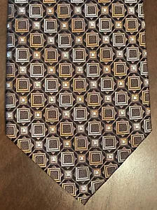 Platinum Designs Hand Made Brown Orange Hand Made 100% Silk Men’s Neck Tie China - Picture 1 of 9