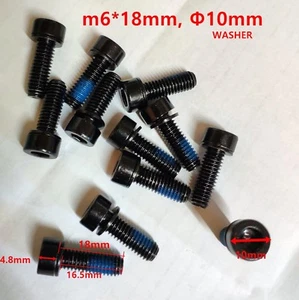 4pcs M6*18mm Bolts Screws for Disc Brake ADAPTER MTB CYCLING BIKE spyre TT48TT - Picture 1 of 2
