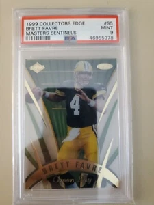 1999 Edge Masters Brett Favre MASTERS SENTINELS /500 #S5 grade PSA 9 POP 3 - Picture 1 of 2