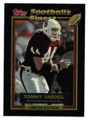TOMMY VARDELL 1992 TOPPS FINEST ROOKIE CARD MINT CONDITION - Image 1 of 2