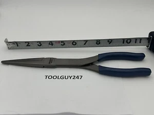 SNAP ON TOOLS USA 911ACFMB 11" Long Needle Nose Pliers POWER BLUE Soft Grip NEW+ - Picture 1 of 6