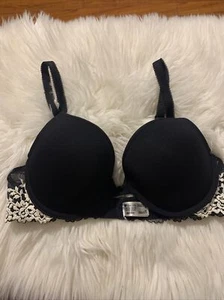 Sujetador push up negro sexy Wacoal 34C usado en excelente estado - Imagen 1 de 8