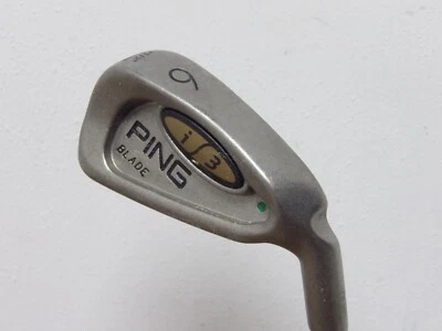 Ping I3 Blade Green Dot 6 Iron X-Stiff Ping JZ Cushin Steel +1/2" EXCELLENT!! - Image 1 of 4