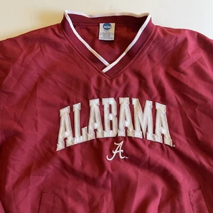 Chaqueta ALABAMA Carmesí Marea Hombres M Pullover Etiqueta NCAA Rojo Satinado Raro KA Inc De Colección - Imagen 1 de 13