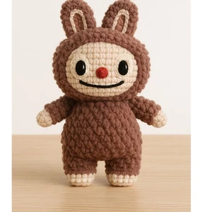 Labu Crochet PATTERN ONLY 15cm Plushies Soft Plush DIY TOY | Handmade Pattern bu - Picture 1 of 1