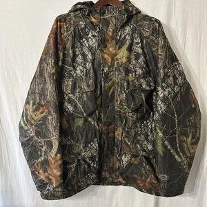 Chaqueta De Colección Dickies Camuflada Roble Mossy XL Cremallera Completa Con Capucha Bolsillos Forrados Térmicos - Imagen 1 de 13
