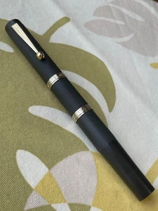 OHASIDO Handmade Fountain Pen Black Nib F 14K with converter Box Writing Tool - Picture 1 of 10