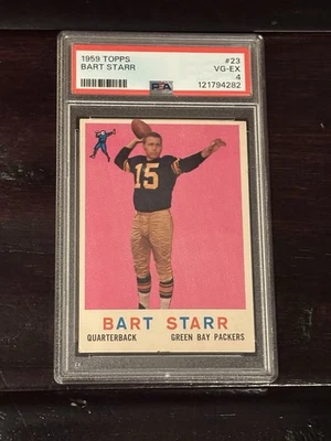 1959 Topps - Bart Starr #23 PSA 4 Foto 1 de 2