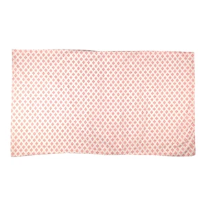 West Elm rosa Koralle geometrisches Muster King Kissenbezug | Indien 100 % Baumwolle gebraucht, in einwandfreiem Zustand - Bild 1 von 4