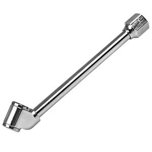 Mandril de pie en ángulo de doble cabeza inflador de neumáticos de aire bobina manguera neumática CH16 - Imagen 1 de 6