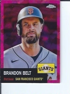 Brandon Belt 2022  Topps Chrome Platinum Fusia Toile #ed / 100 - Picture 1 of 1