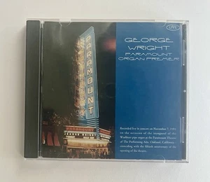 George Wright – Paramount Organ Premier CD (1998), Live Wurlitzer Pipe Organ - Picture 1 of 3