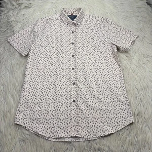 Heritage Report Collection Men's M Beetle Bug Print Button Down Shirt Entomology - Picture 1 of 7