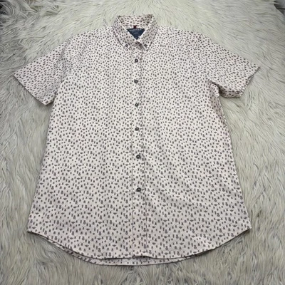 Heritage Report Collection Men's M Beetle Bug Print Button Down Shirt Entomology - Image 1 of 4