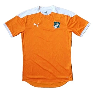 Puma Elfenbeinküste 2018 Training Shirt Trikot orange Côte d'Ivoire Sz. M - Picture 1 of 4