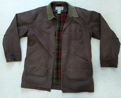 Chaqueta de campo vintage L. L. Bean para hombre marrón Primaloft forro extraíble grande Foto 1 de 4