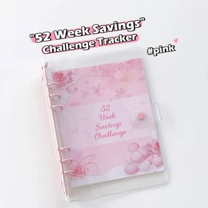 PVC 52 Week Savings Challenge Save Money Savings Binder Lovers - Picture 1 of 12