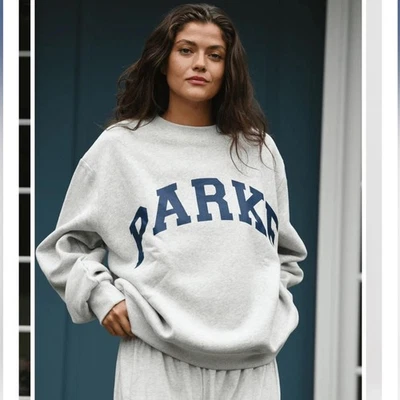 PARKE Classic Gray Crewneck Sweatshirt Small/Medium  - Image 1 of 4