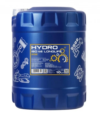 Mannol 2102 Hydro ISO 46 HLP Hydrauliköl 10L DIN 51524-2 ISO 11158 (HM) - Bild 1 von 2