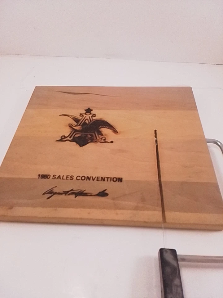 Very Rare Unique Budweiser Anheuser-Busch Cheese Cutter - Image 1 of 4