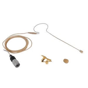 Av-jefe Vl630-h4p Microfono Auricolare Tan con Hiroshi 4 Pin per Audio Technica con... - Foto 1 di 7
