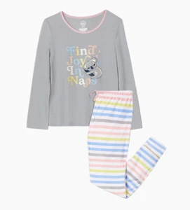 Wonder Nation Girls Koala Long Sleeve Pajama 2 PC Set Size Small (6-6X) NEW - Picture 1 of 4