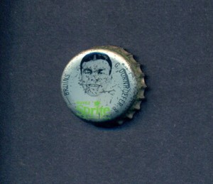 1964-65 SPRITE COCA COLA HOCKEY BOTTLE CAP + Cork Gary Dornhoefer Boston Bruins
