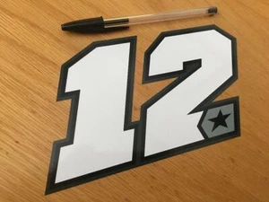 Maverick Viñales 2019 Race Number 12 (grande) - Imagen 1 de 1