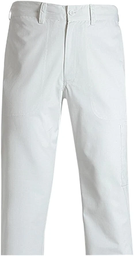 ICU by Barco 0211 Pocket Zip Front Mens Pants Scrubs 2XL White