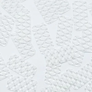3D Crystal Clear Rectangle Long 1.5" Dimensional Reflector Sequin Paillettes - Picture 1 of 2