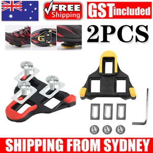 2x Shoes Road Self-locking Bike Cycling Pedal Cleats Set For SM-SH11 SPD-SL AU - Picture 1 of 14