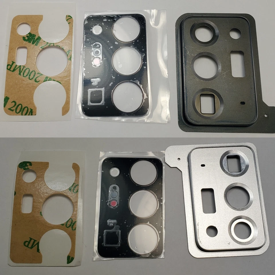 Samsung Galaxy Note 20 Ultra 5G Back Camera Glass Lens Cover With Bezel Ring - Image 1 of 1