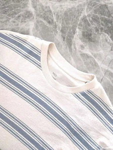 M&S Round Neck Relaxed Textured T-Shirt - PURE COTTON - REGULAR LENGTH - Size L - Picture 1 of 8