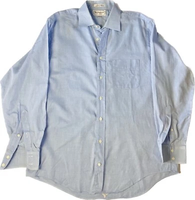 Burberry of London Button-up Dress Shirt Made In USA Light Blue 16 1/2 34  *READ - Image 1 of 4