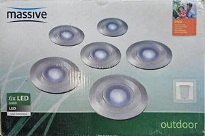 Massive 17080 LED Bodeneinbaustrahler 6-flg. Bodeneinbauleuchte belastbar bis 2t - Bild 1 von 1