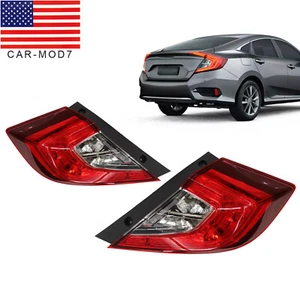Pair LED Taillights Left & Right For Honda Civic 2016-2021 Rear Light Assembly - Picture 1 of 9