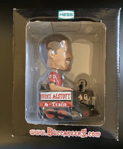 HESS GASOLINE TAMPA BAY BUCCANEERS MIKE ALSTOTT A-TRAIN BOBBLEHEAD Football NFL Cover