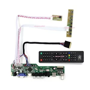 TV HDMI LCD CVBS RF VGA controller kit DIY for LTN154AT12 LTN156AT13 LTN154AT14 - Bild 1 von 8