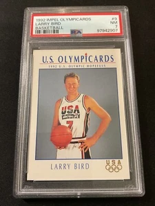 LARRY BIRD~1992 Impel Olympics #9~PSA 7 near MINT - Picture 1 of 2