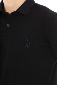 Billionaire Men's POLO T-Shirt Logo BB Short Sleeve BLACK size: S - Picture 1 of 1