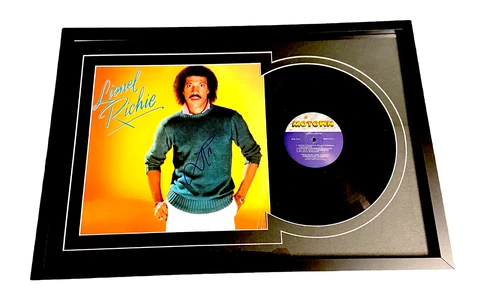 LIONEL RICHIE SIGNED FRAMED VINYL RECORD ALBUM AUTOGRAPH LP BECKETT BAS COA Cover
