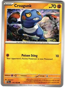 Croagunk 114/193 Pokemon SV: Paldea Evolved - Imagen 1 de 3