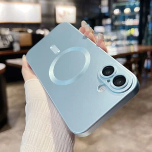 Case For iPhone 16 15 14 13 12 Pro Max Plus Shockproof Magsafe Frosted TPU Cover - Picture 1 of 20