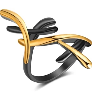 Anello dichiarazione a forma di ramo - Foto 1 di 6